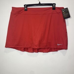Nike Dri-fit Tennis Golf Pink Skort Lined Athletic Skirt Pocket Women's Size XL